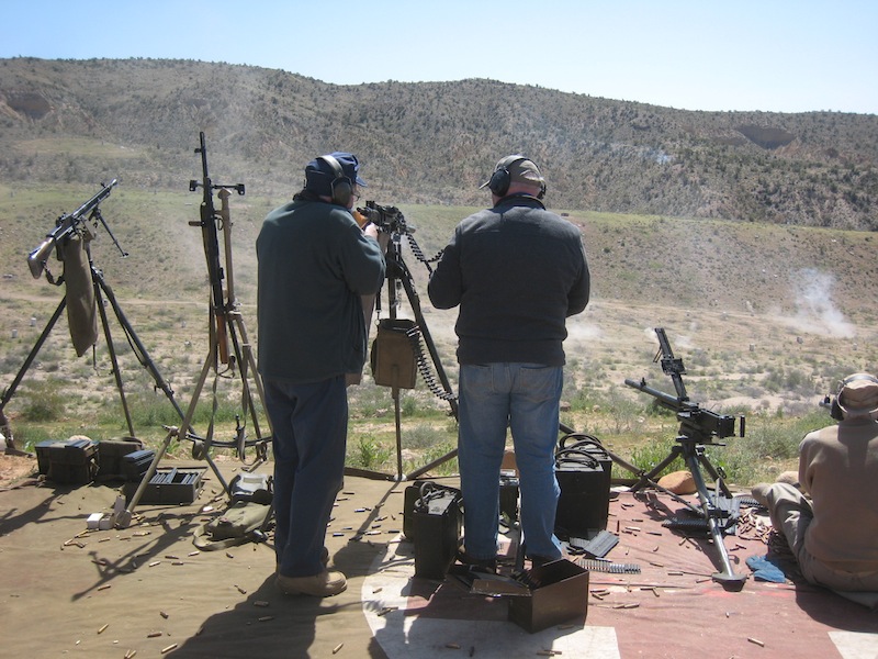 Сходка аризонских пулемётчиков - The Big Sandy Shoot - March 2010 